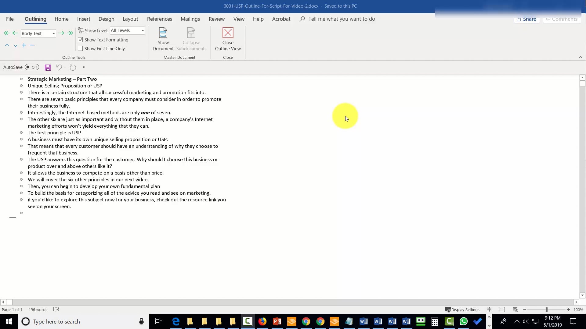 6 - Structuring Your Script and Storyboard Document on Vimeo