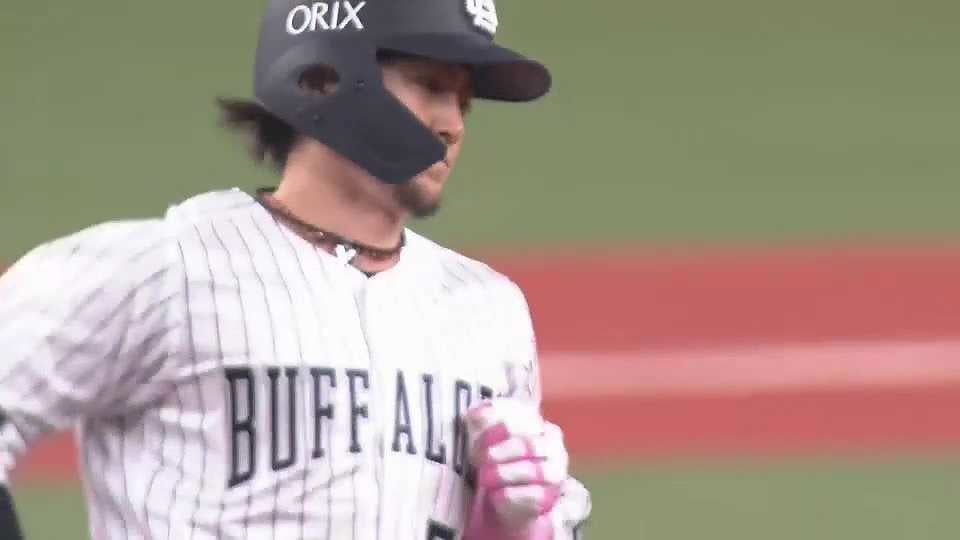 【4回裏】攻守で躍動中!! バファローズ・小田裕也 逆方向へ先制の1号2ランホームラン!!  2023年5月14日 オリックス・バファローズ 対 福岡ソフトバンクホークス