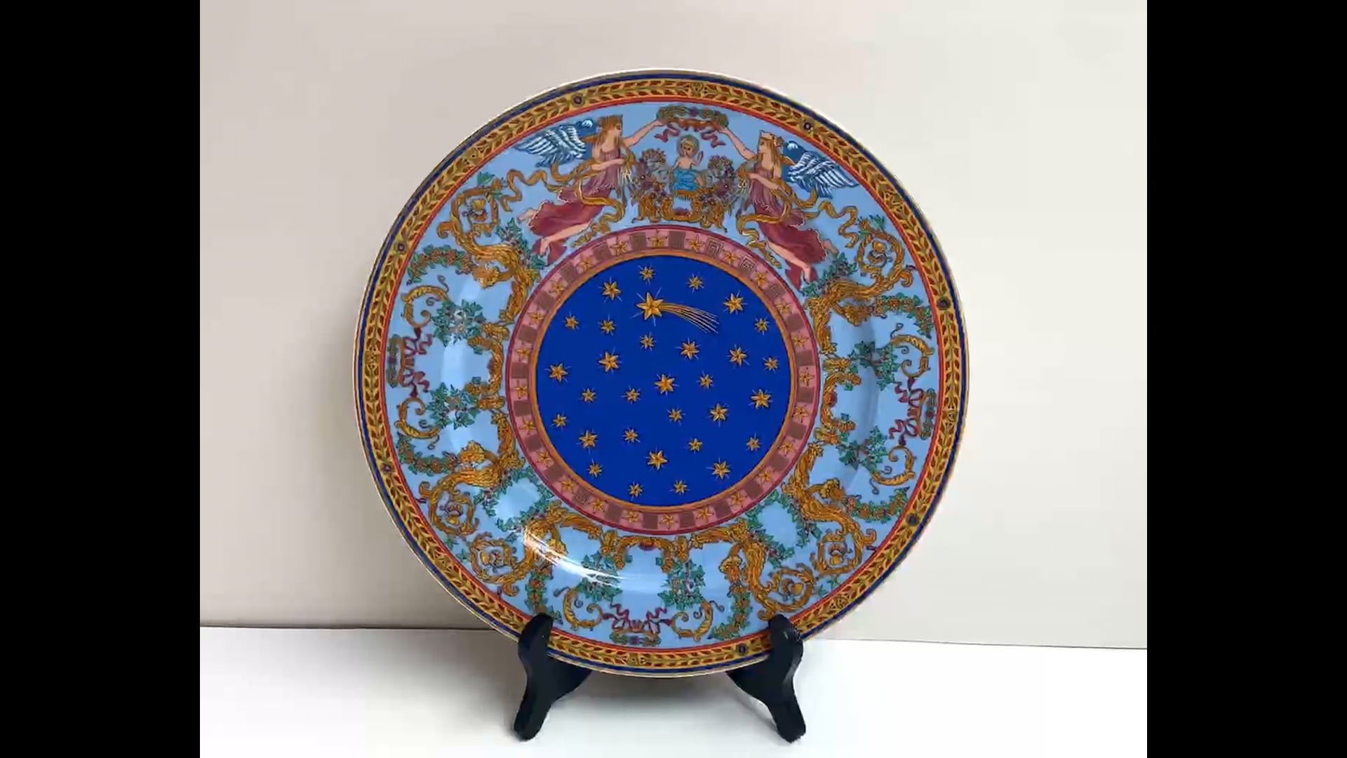 Gianni Versace Rosenthal Christmas Plate 1997 “Navité” at 1stDibs