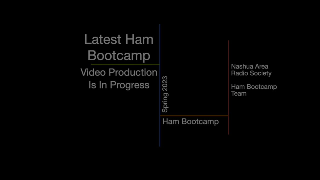 Ham Bootcamp Videos Pending
