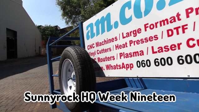 Week Nineteen 2023 Vlog of Sunnyrock HQ, Trailer for Delivery, Display Area and Building Painting