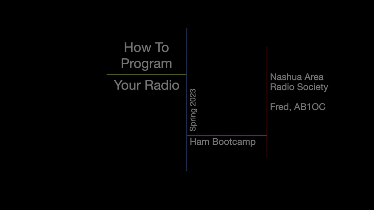 How To Program Your Radio