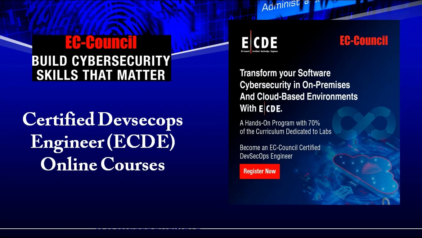 Ec Council Certified Devsecops Engineer Ecde Online Courses On Vimeo