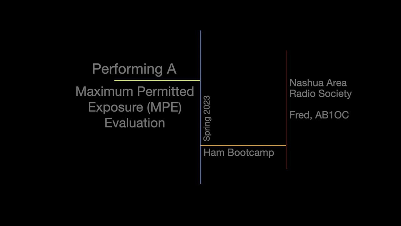 Performing A Maximum Permitted Exposure (MPE) Evaluation