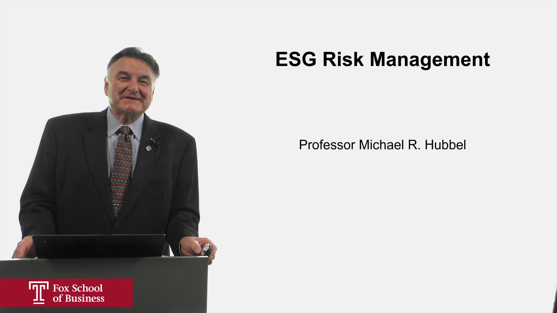 ESG Risk Management