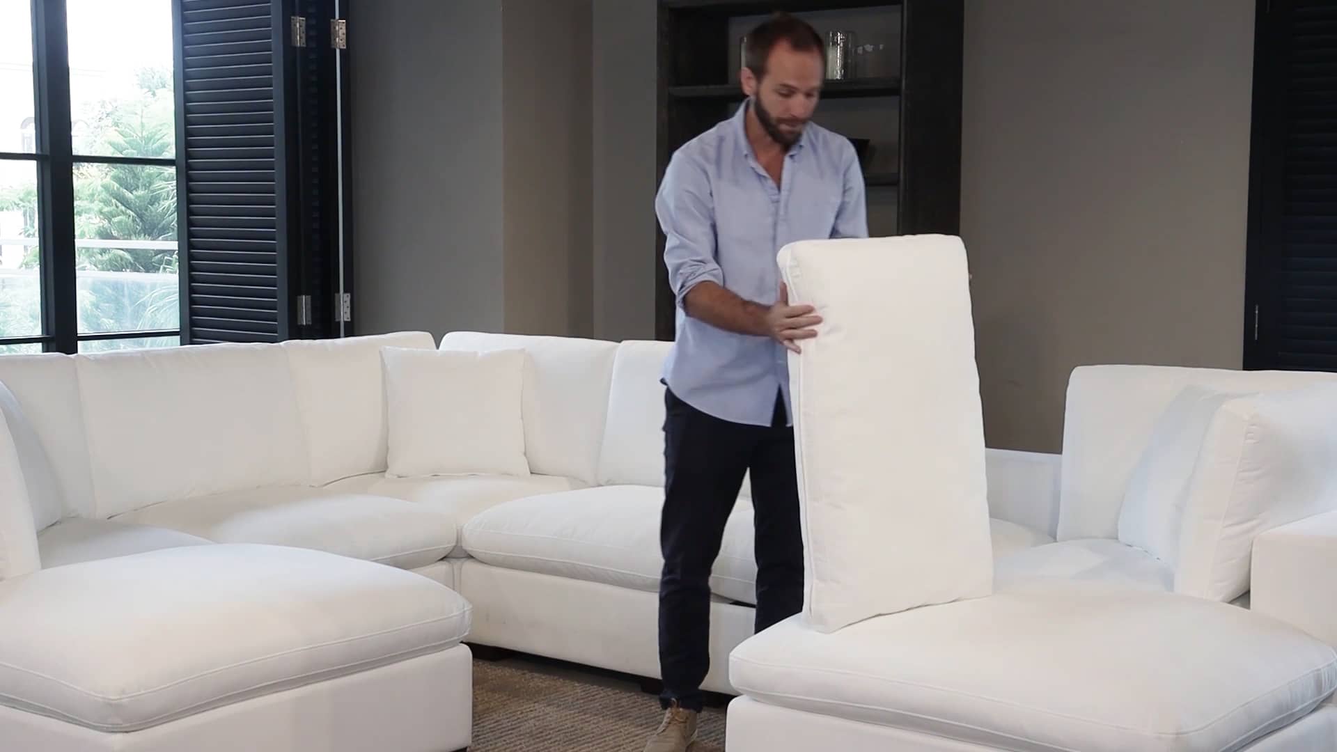 HowTo Guide on "Fluffing" Sofa Cushions on Vimeo