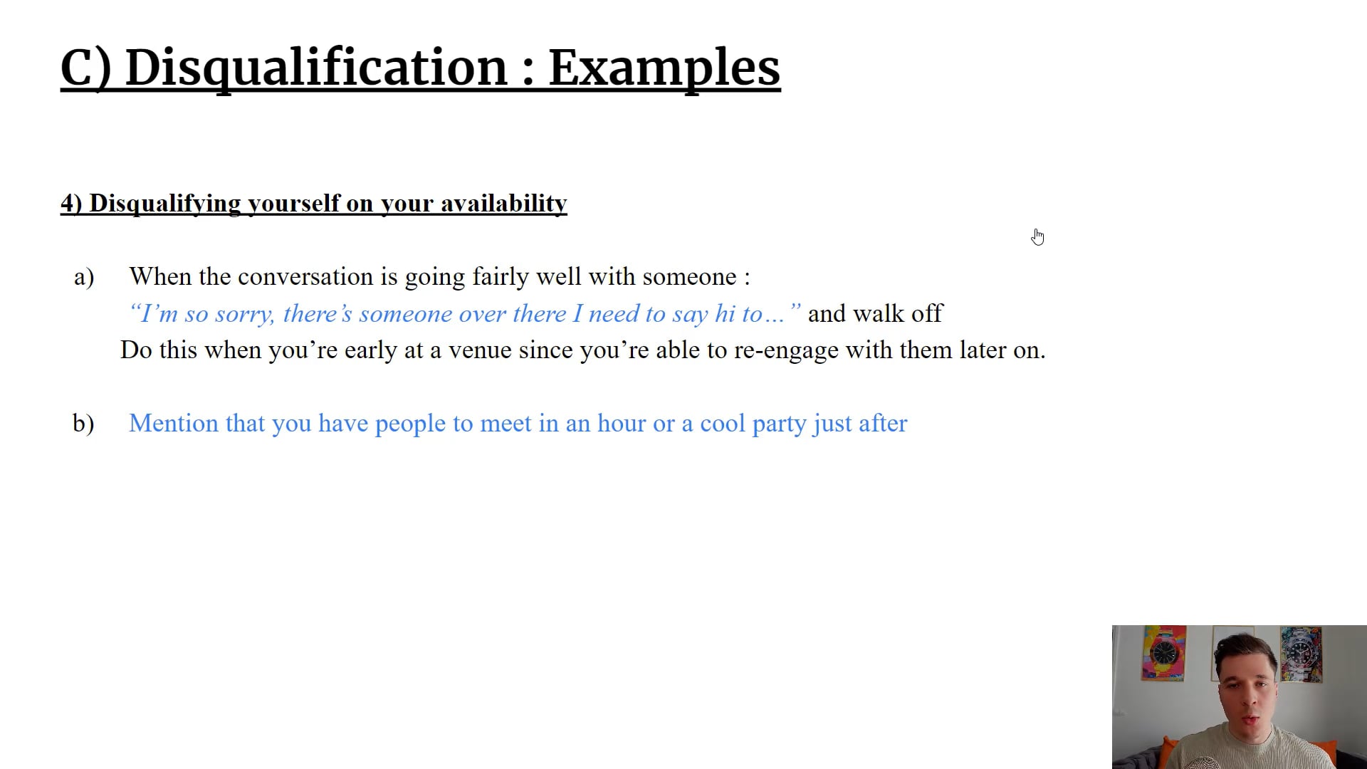 13. Module 7 Availability Disqualifiers on Vimeo