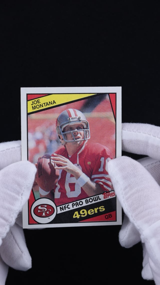 Joe Montana Card 1984 Topps #358