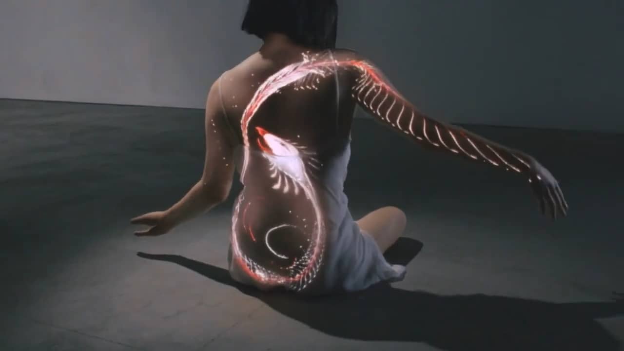 Real-time body projection mapping on Vimeo