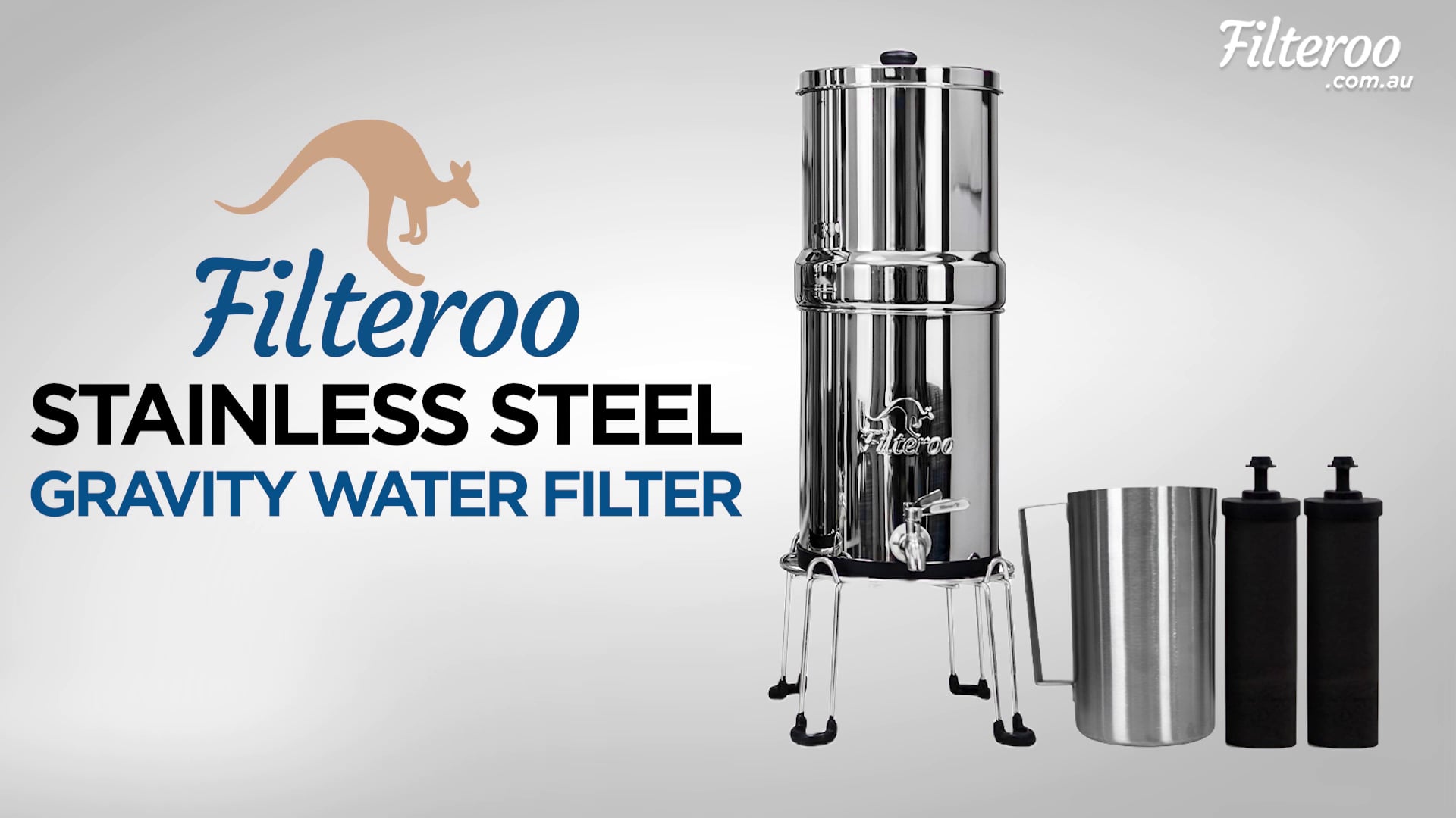 Filteroo® Stainless Steel Gravity Water Filter - Product Spotlight