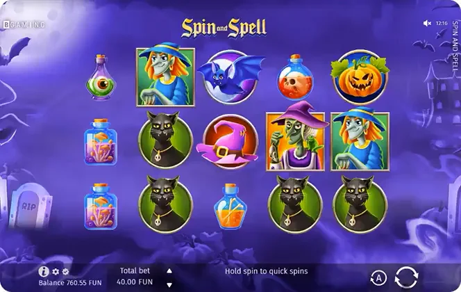 Spinning Spells slot