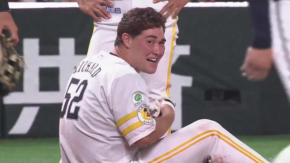 【ファーム】激走!! ホークス・リチャード 左中間への2点タイムリー3ベースで同点!!  2023年5月16日 福岡ソフトバンクホークス 対 オリックス・バファローズ