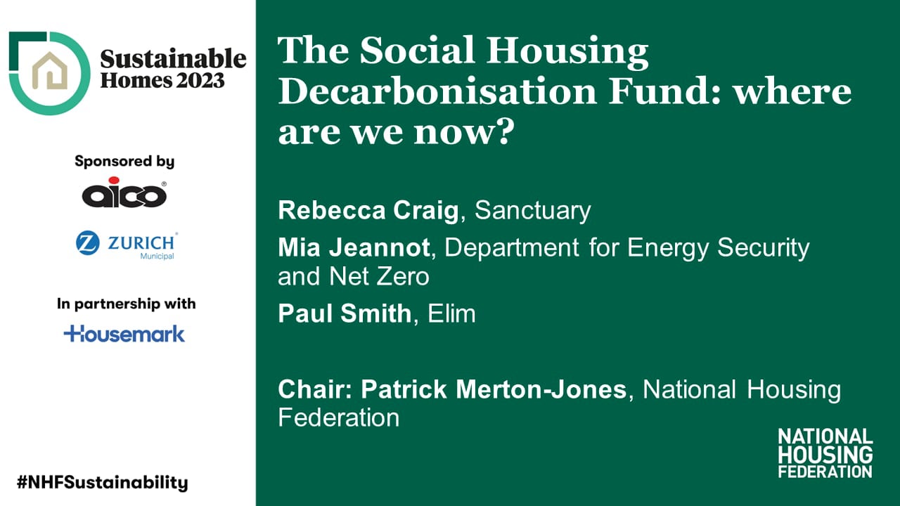 The Social Housing Decarbonisation Fund: where are we now? on Vimeo