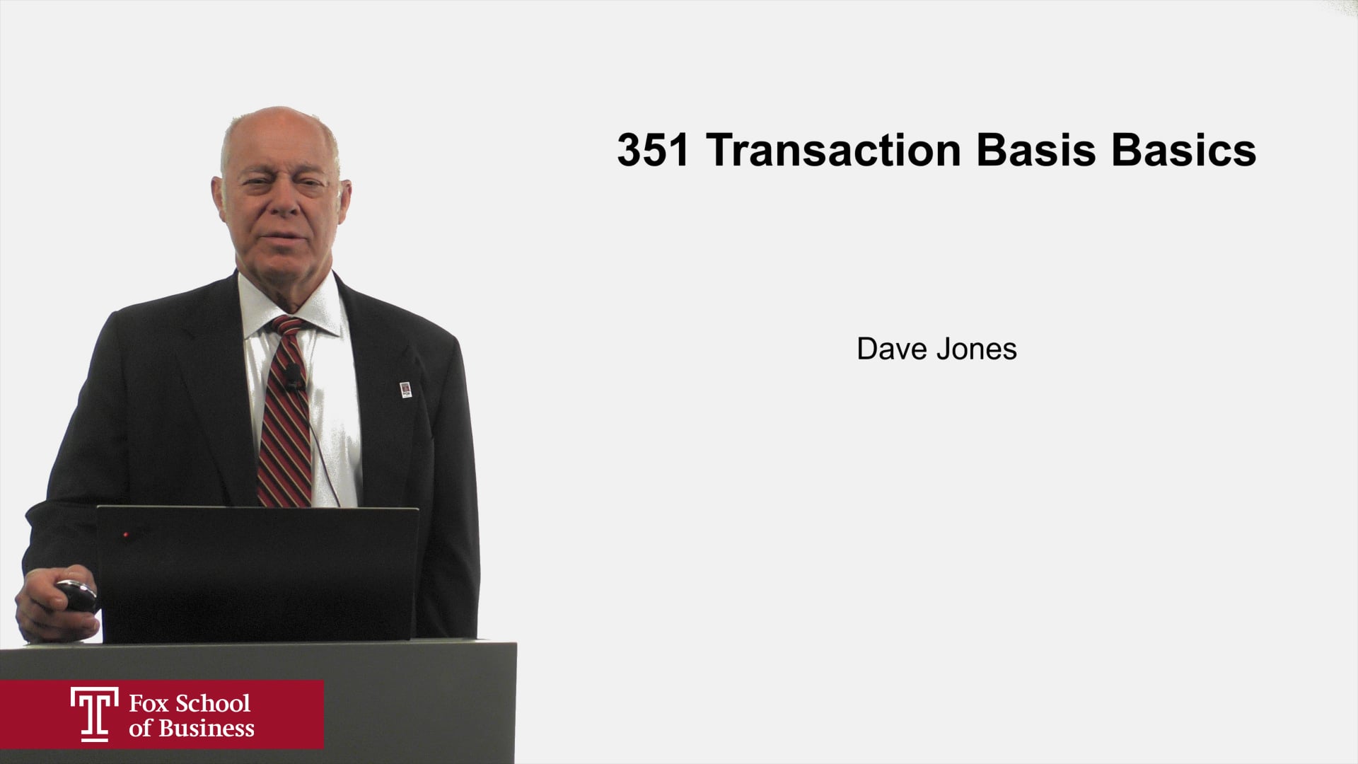 Login to view 351 Transaction Basis Basics
