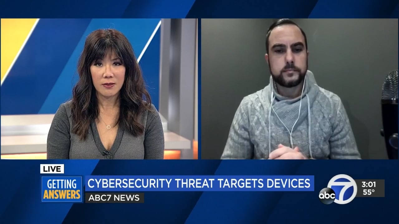 ABC7 Kristen Sze interviews Curtis Simpson, Armis CISO on what you need to  know about “most serious” security breach ever.