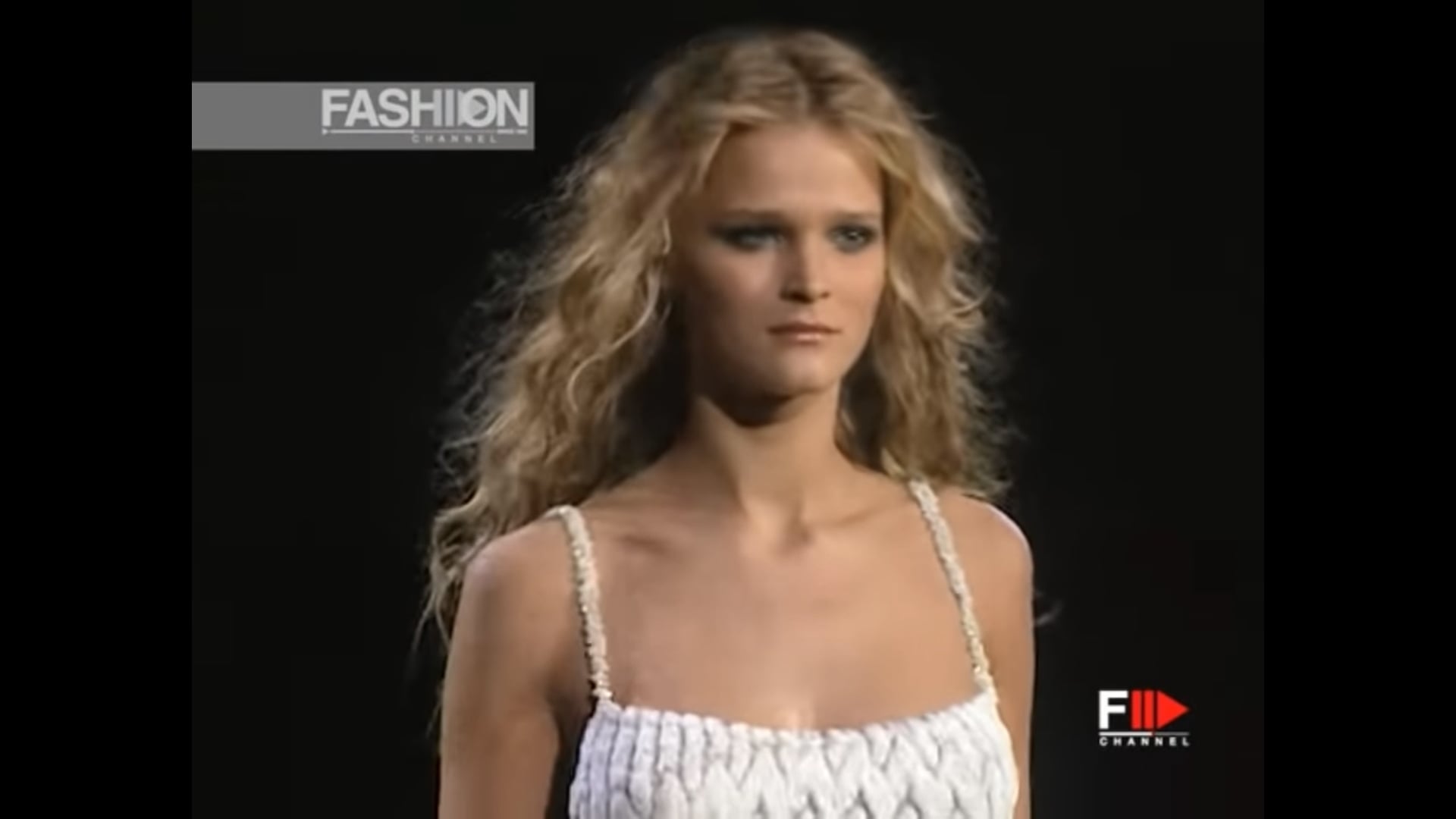 F/W 1999 Gianni Versace by Donatella Runway Sheer White