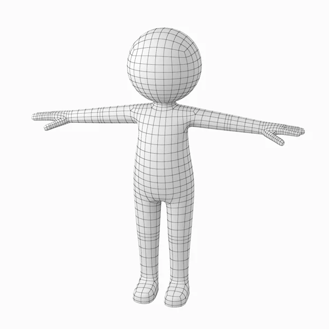 HUMAN---Male---T Pose 3D Model $15 - .3ds .fbx .max .obj - Free3D