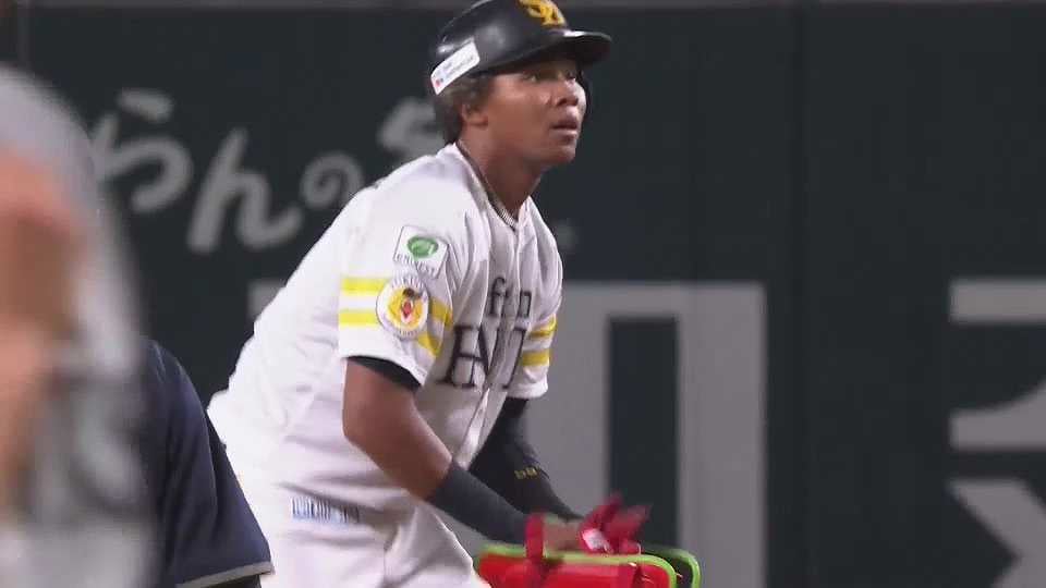 【ファーム】反撃の狼煙!! ホークス・水谷瞬 レフトへのタイムリー2ベースヒットを放つ!!  2023年5月17日 福岡ソフトバンクホークス 対 オリックス・バファローズ