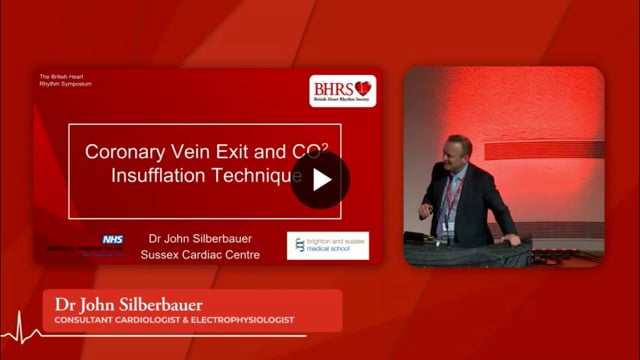 PREVIEW Coronary Vein Exit and CO2 Insufflation technique - John Silberbauer