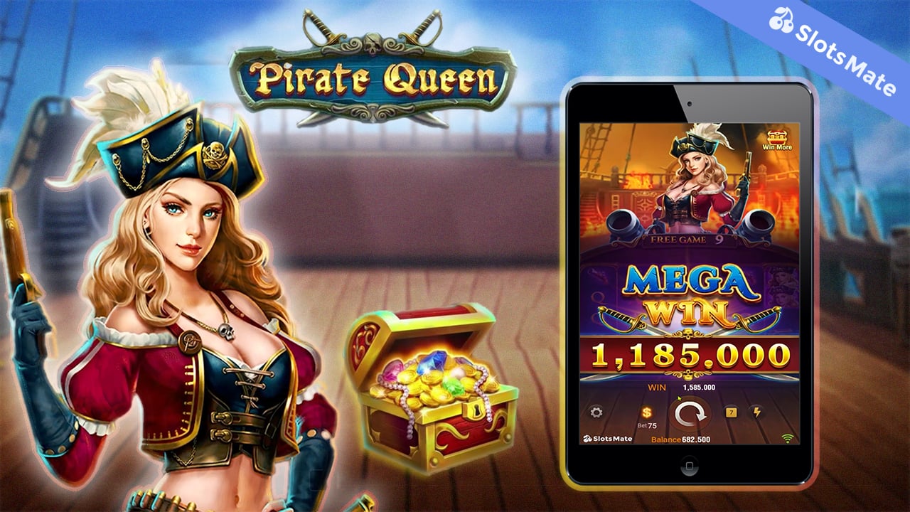 Pirate Queen Slot by TaDa Gaming (Mobile View)