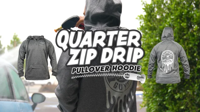 Chemical Guys Quarter Zip Drip Pullover Hoodie