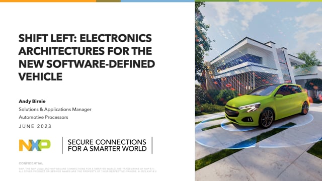 Shift left: electronics architectures for the software-defined vehicle