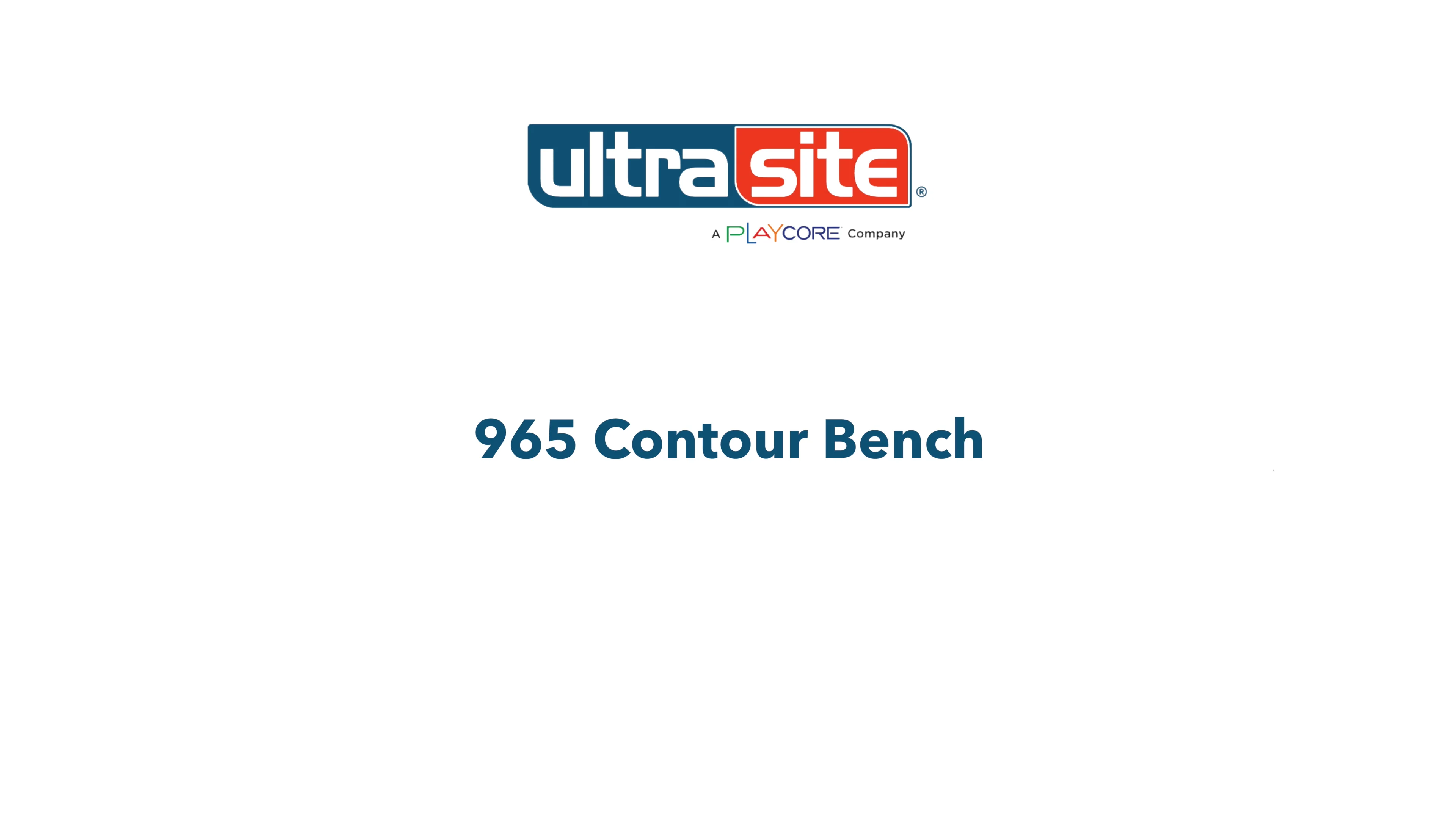 Contour Bench with Back | Ultrasite