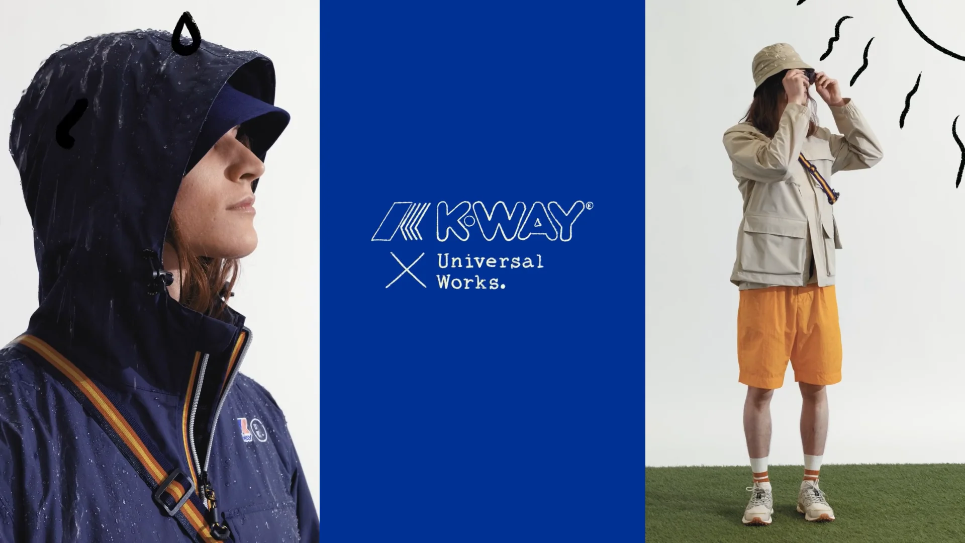 K-WAY x Universal Works ナイロンジャケット　beams K-Way® x Universal Works.