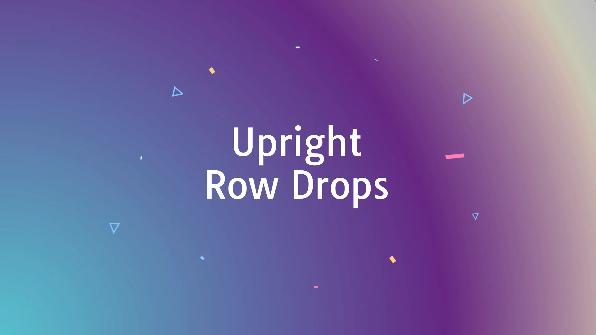 upright-row-drops-on-vimeo
