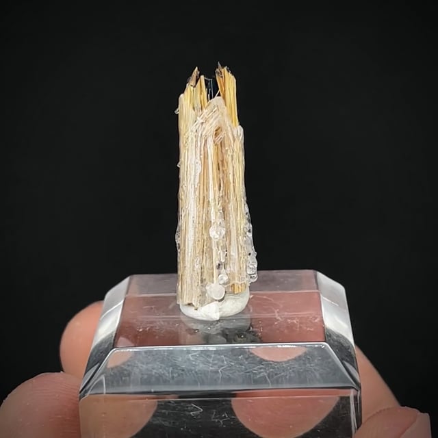 Rutile with Hyalite Opal