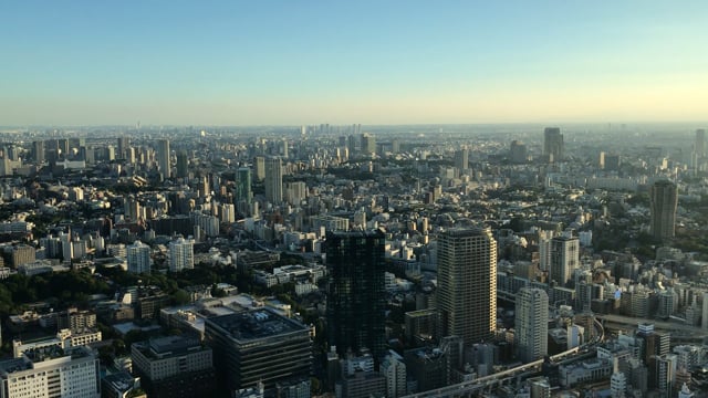 Trip to Tokyo, Japan. Aerial 360 video in 8K 