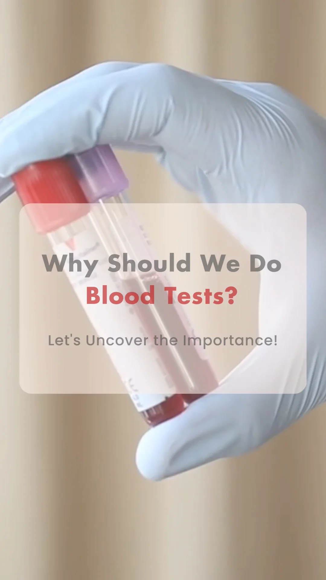 WHY BLOOD TEST on Vimeo