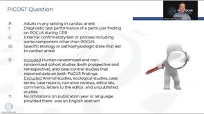Diagnostic accuracy of PoCUS in cardiac arrest