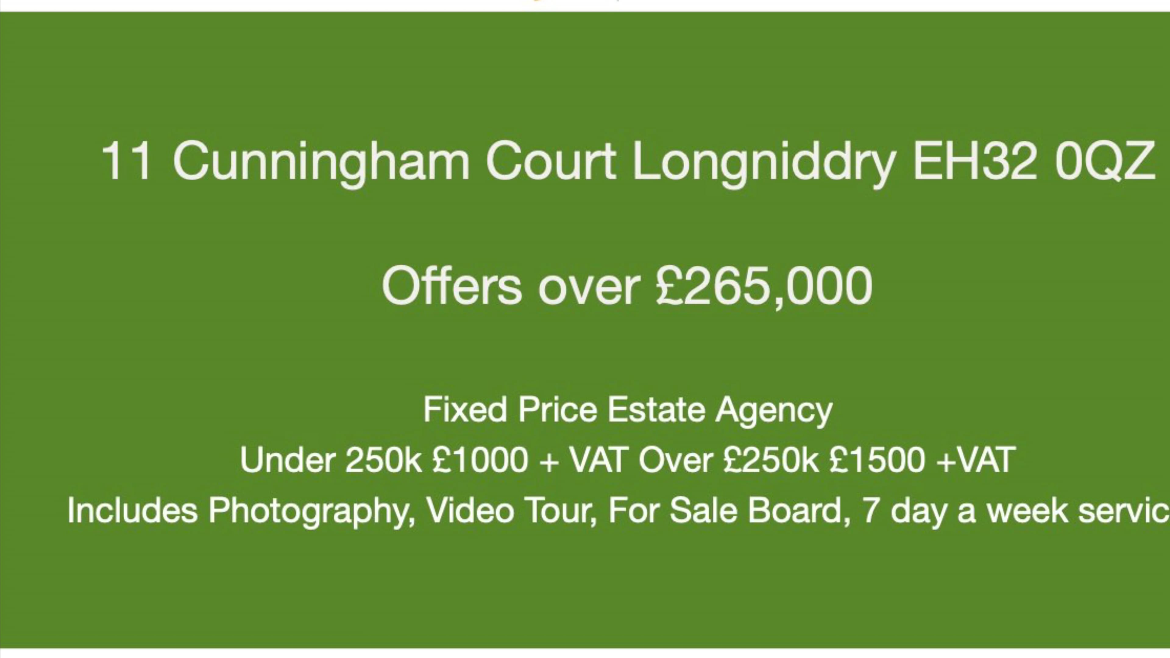 For Sale 11 Cunningham Court Longniddry on Vimeo