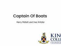 Gallery - Captain of Boats, Harry Pettet and Inez Kritzler