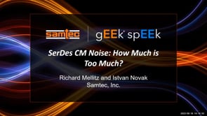 网络研讨会：SerDes共模噪声：多少才算太多？