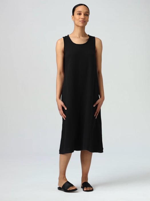 Eileen fisher organic store cotton gauze dress