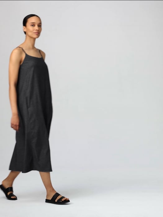 Airy Organic Cotton Twill Cami Dress | EILEEN FISHER