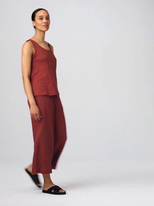 Eileen Fisher Scoop Neck Tank Top