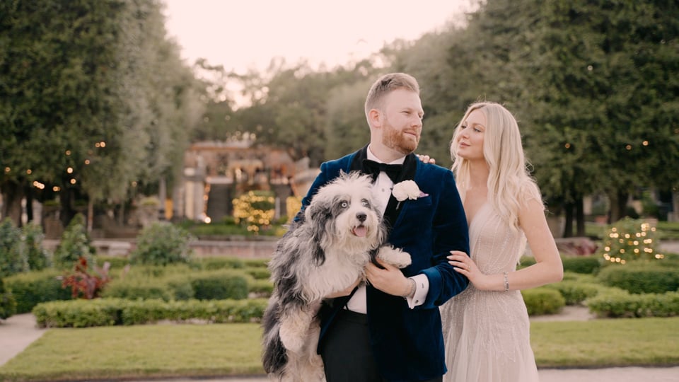 Jolie & Andrew's Romantic New Year’s Eve Wedding at Vizcaya Museum & Gardens