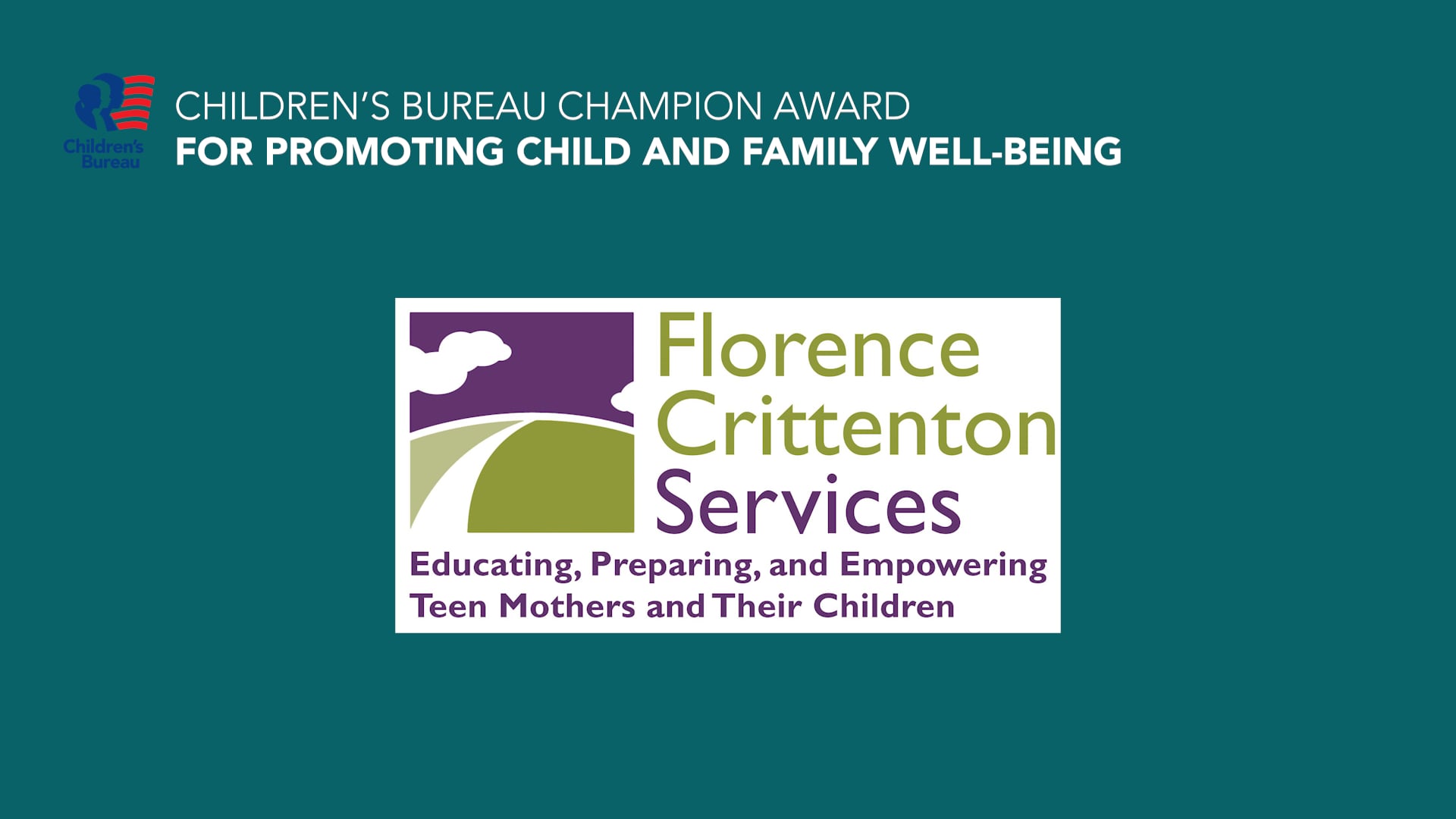 Click to watch the Florence Crittenton Services video