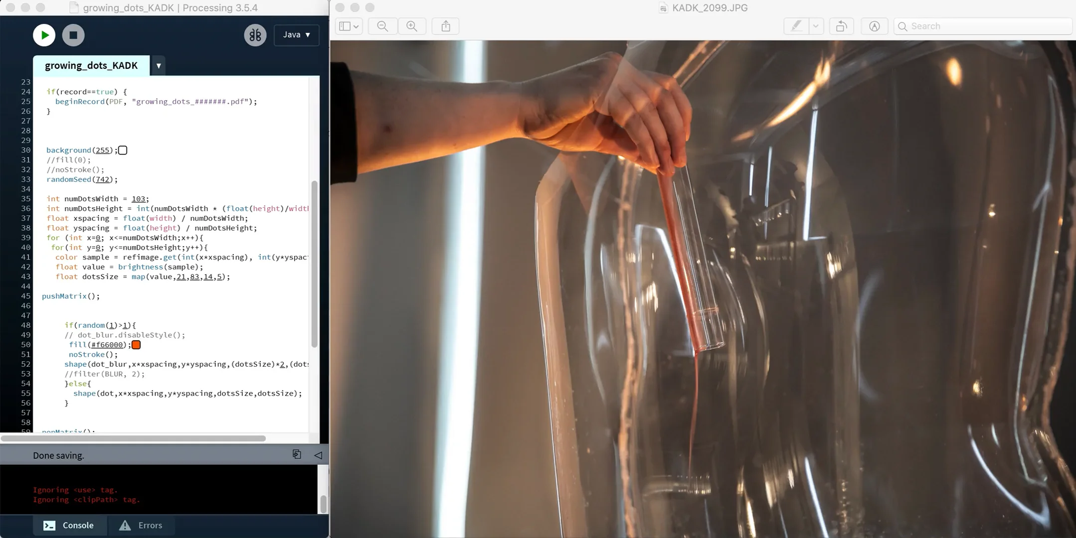 Growing code on Vimeo