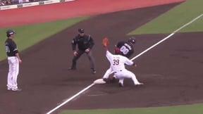 【1回表】進塁許さぬ好返球!! イーグルス・岡島豪郎 投手を助けるノーバウンド返球!!  2023年5月20日 東北楽天ゴールデンイーグルス 対 千葉ロッテマリーンズ