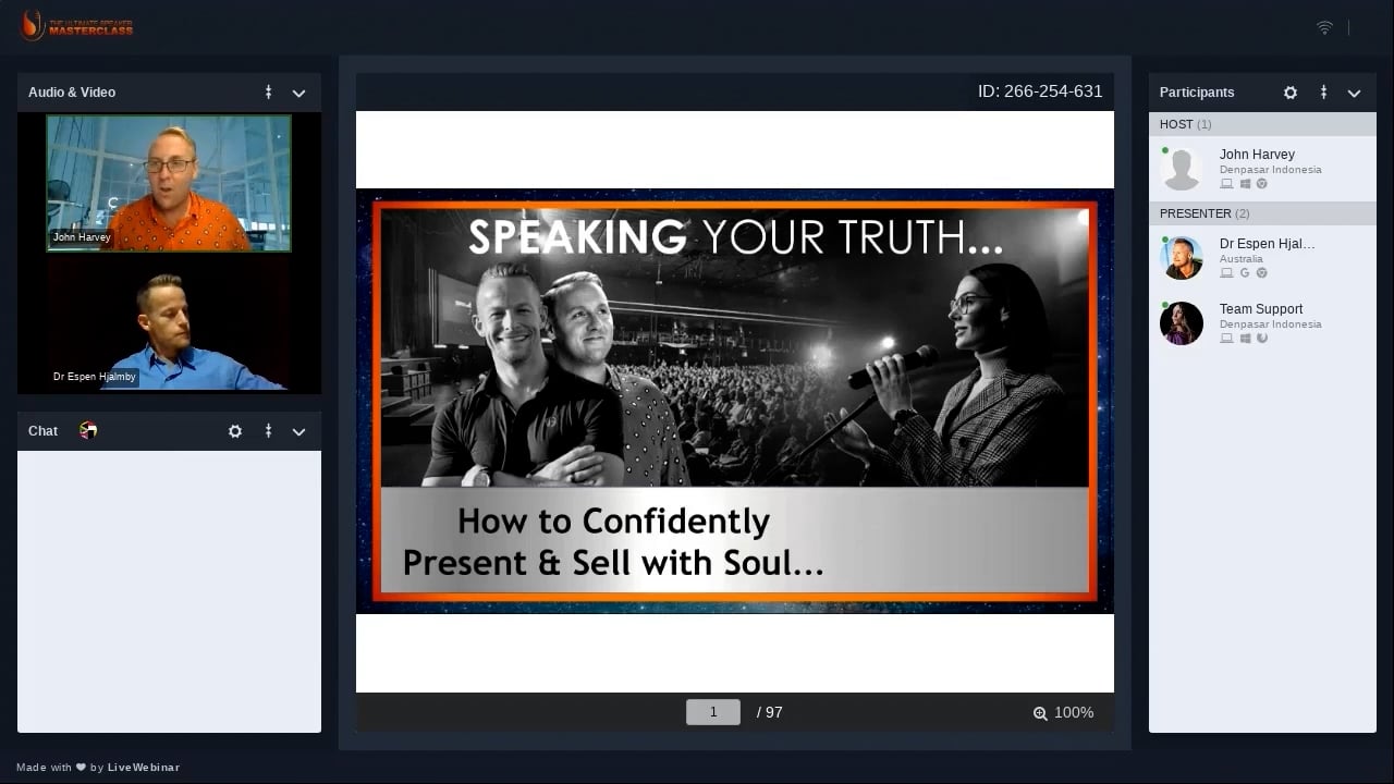 Ultimate Speaker Masterclass (1) on Vimeo