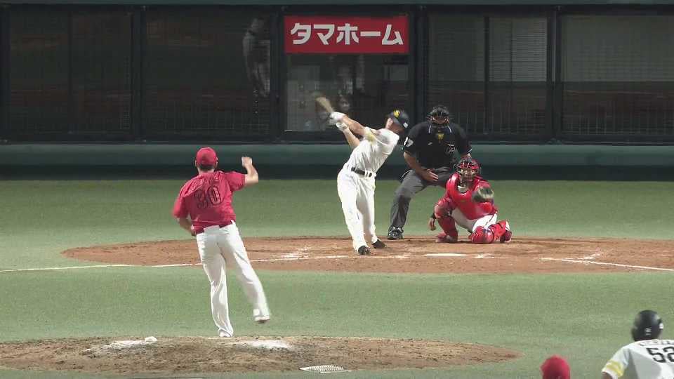 【ファーム】勝利を引き寄せる!! ホークス・笹川吉康 タイムリー2ベースヒットで追加点!!  2023年5月20日 福岡ソフトバンクホークス 対 広島東洋カープ