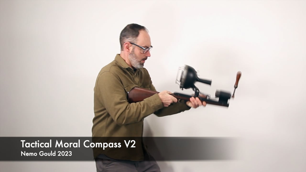 Tactical Moral Compass V2 in motion