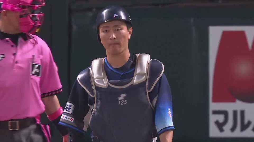 【7回裏】強肩発動!! ライオンズ・古市尊 NPB初の盗塁阻止を決める!!  2023年5月21日 福岡ソフトバンクホークス 対 埼玉西武ライオンズ