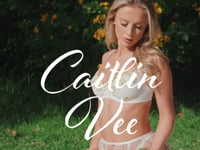 Caitlin Vee Ellie In White Promo Vid