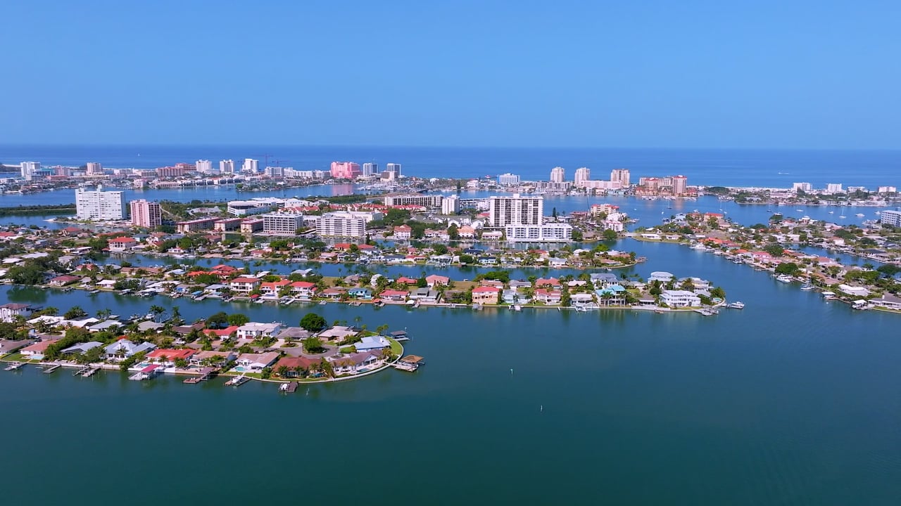 307 Leeward Isle, Clearwater Beach FL - Waterfront home that is being sold totally furnished with even the boat!