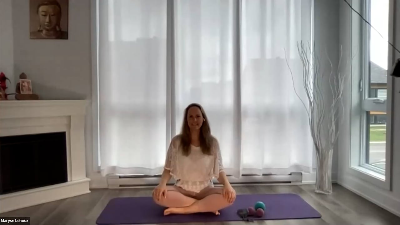 Yoga Balles™️ - Guerrière pacifique avec Maryse Lehoux
